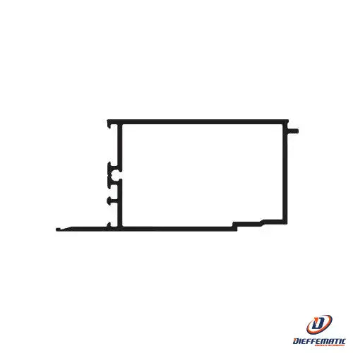 Profilo Zoccolo Riportato L=5000 Alu48 Ditec Entrematic Pmv9816g50 Automazione Cheap