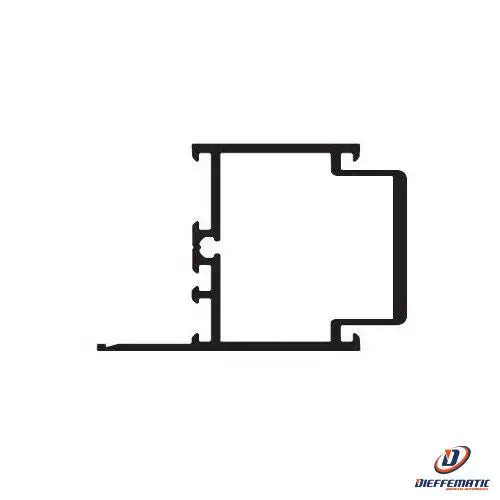 Profilo Verticale Anta Con Cerniera Sfondamento 2800 Ditec Entrematic Pmv9835g28 Sale