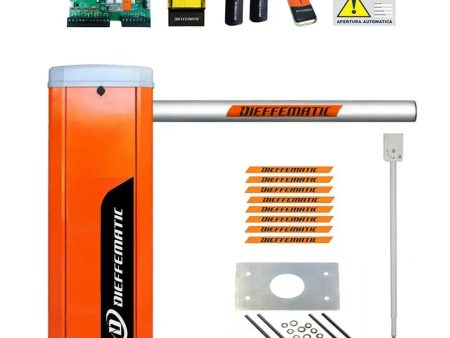 Kit Automazione Barriera Con Asta 5 Mt Automatica Stradale 230V Barra Elettrica For Discount