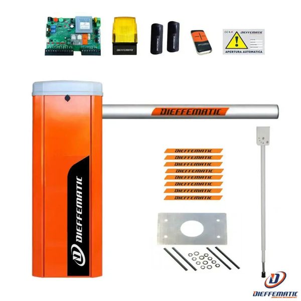 Kit Automazione Barriera Con Asta 3 Mt Automatica Stradale 230v Barra Elettrica For Cheap