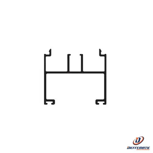 Profilo Traverso Inferiore Anta Con Pattino Guida Ditec Entrematic Pmv9818n50 Online now